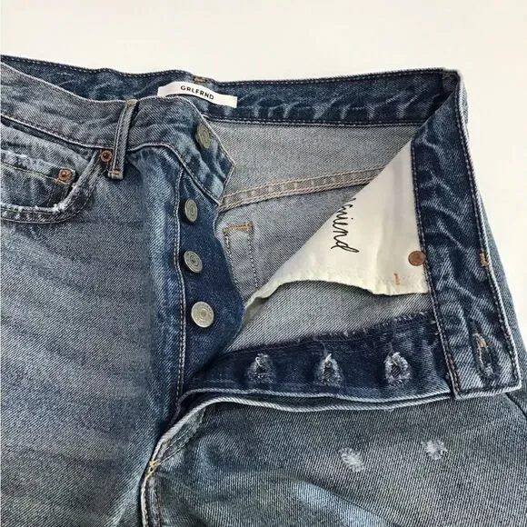 GRLFRND Karolina High Waist Straight Leg Denim Jeans Size 28